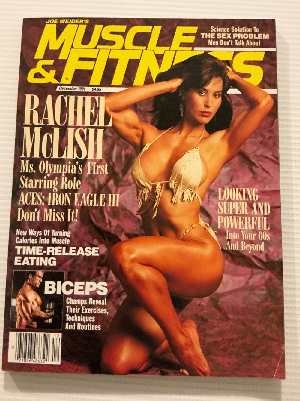 Joe Weider’s Muscle & Fitness Magazine December 1991 Rachel McLish Cover